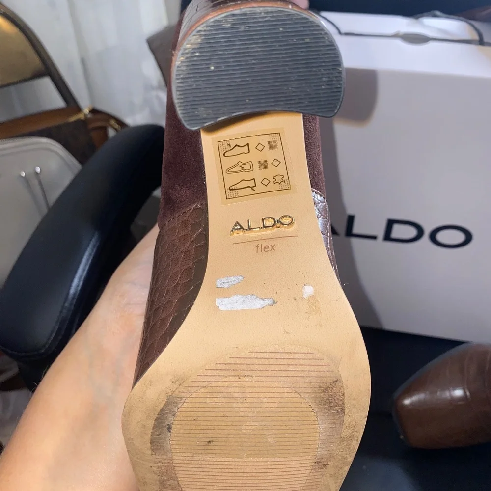 Choan Aldo Boots in Brown - Picture 3 of 3